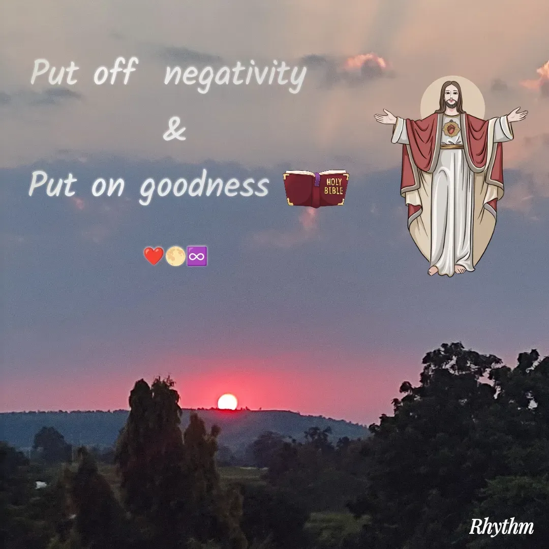 Quote by Sneha Bhabor - Put off  negativity 
&
Put on goodness  ...

❤🌕♾️ - Made using Quotes Creator App, Post Maker App