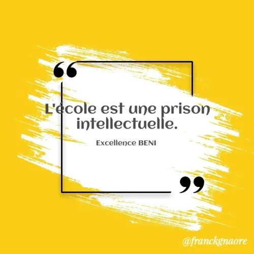 Quote by FRANCK GNAORE -  - Made using Quotes Creator App, Post Maker App