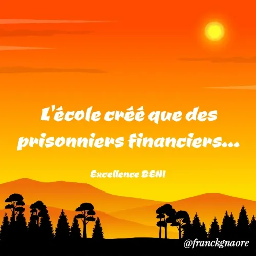 Quote by FRANCK GNAORE -  - Made using Quotes Creator App, Post Maker App