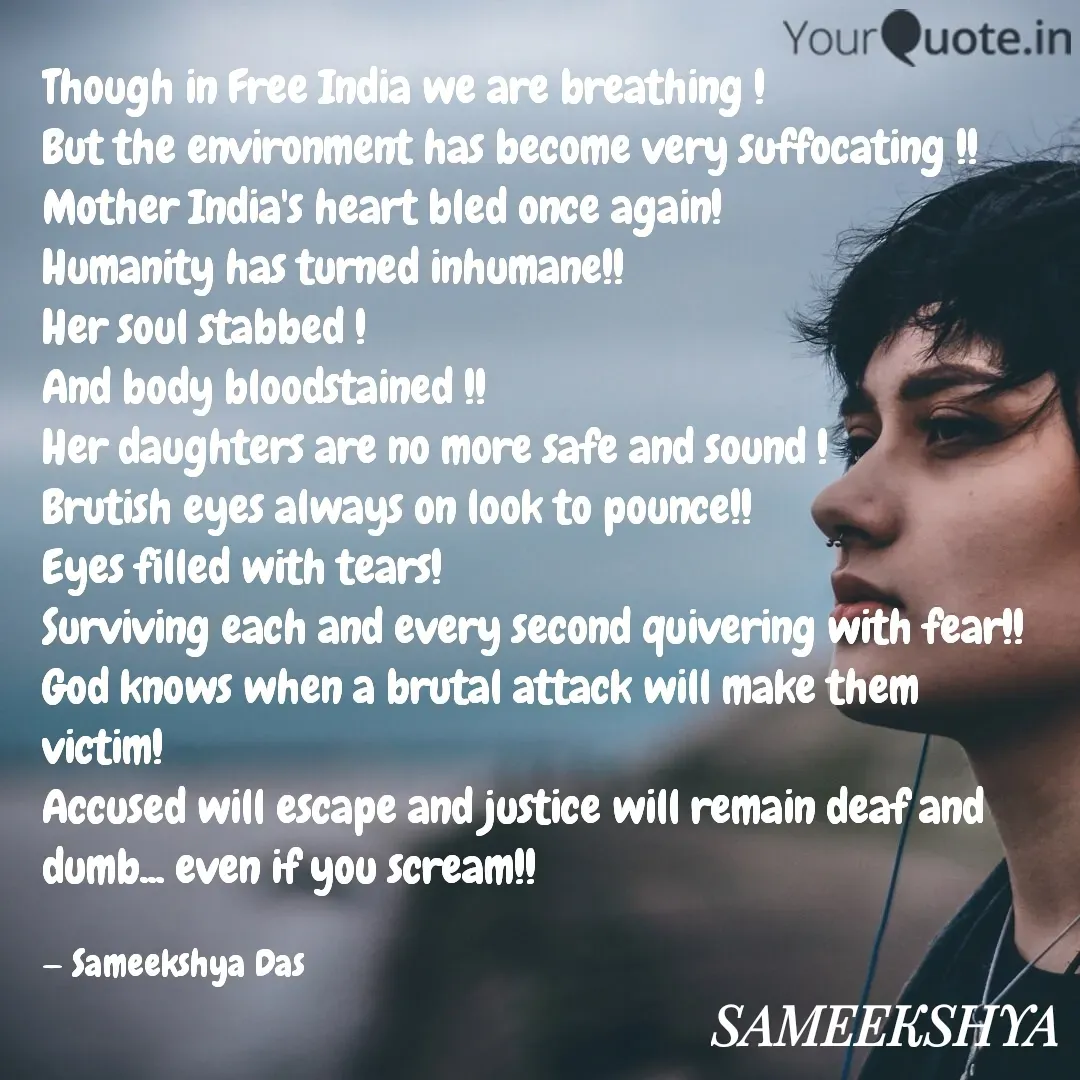 Quote by Sameekshya Das - Double tap to change text. - Made using Quotes Creator App, Post Maker App