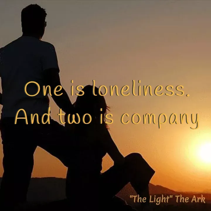 Quote by Mino Rahimova - One is loneliness. And two is company - Made using Quotes Creator App, Post Maker App