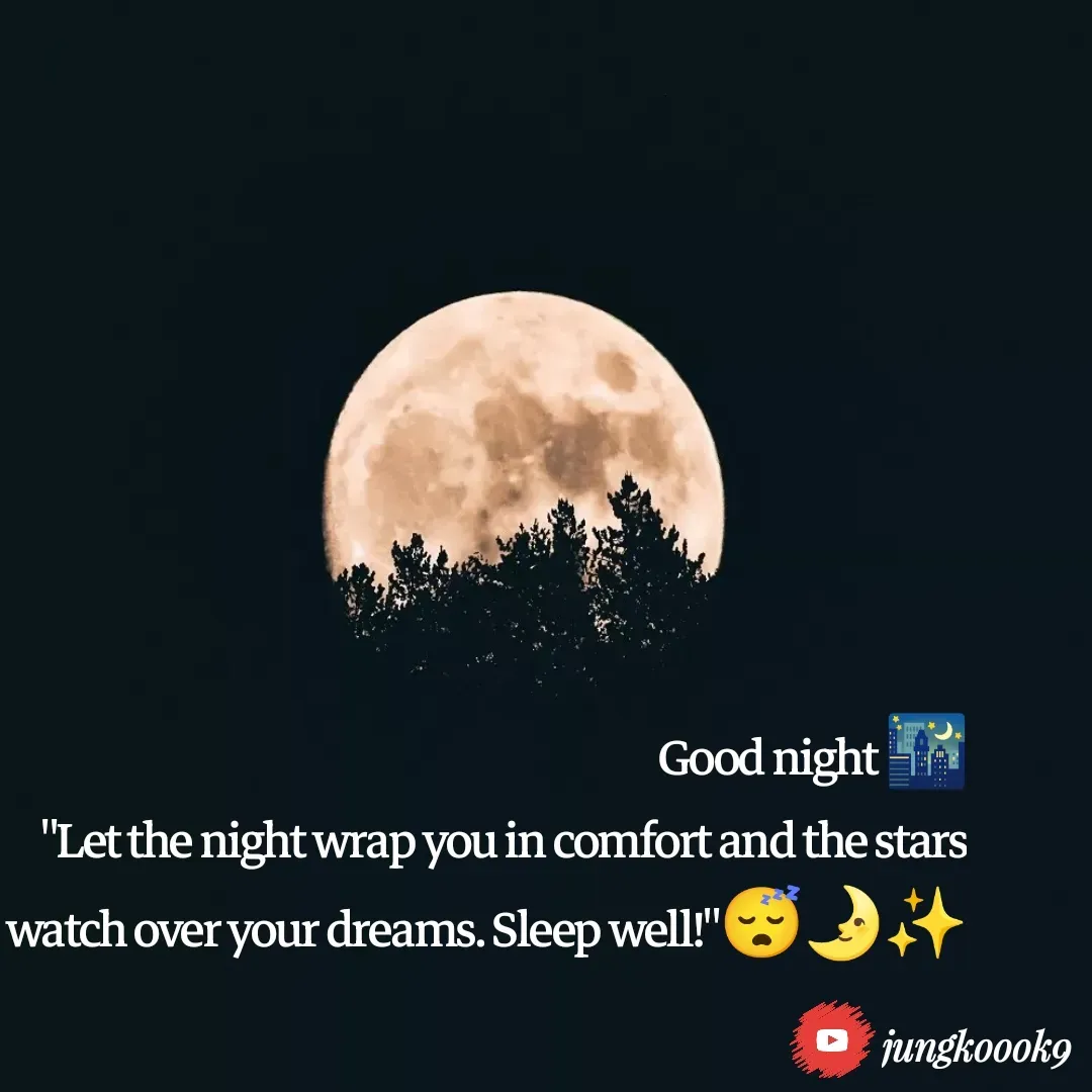Quote by Monika Kookie - Good night 🌃
"Let the night wrap you in comfort and the stars watch over your dreams. Sleep well!"😴🌛✨ - Made using Quotes Creator App, Post Maker App