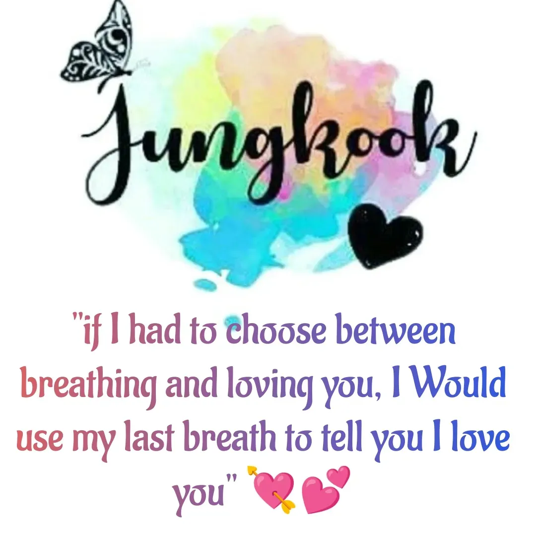Quote by Monika Kookie - "if I had to choose between breathing and loving you, I Would use my last breath to tell you I love you" 💘💕 - Made using Quotes Creator App, Post Maker App