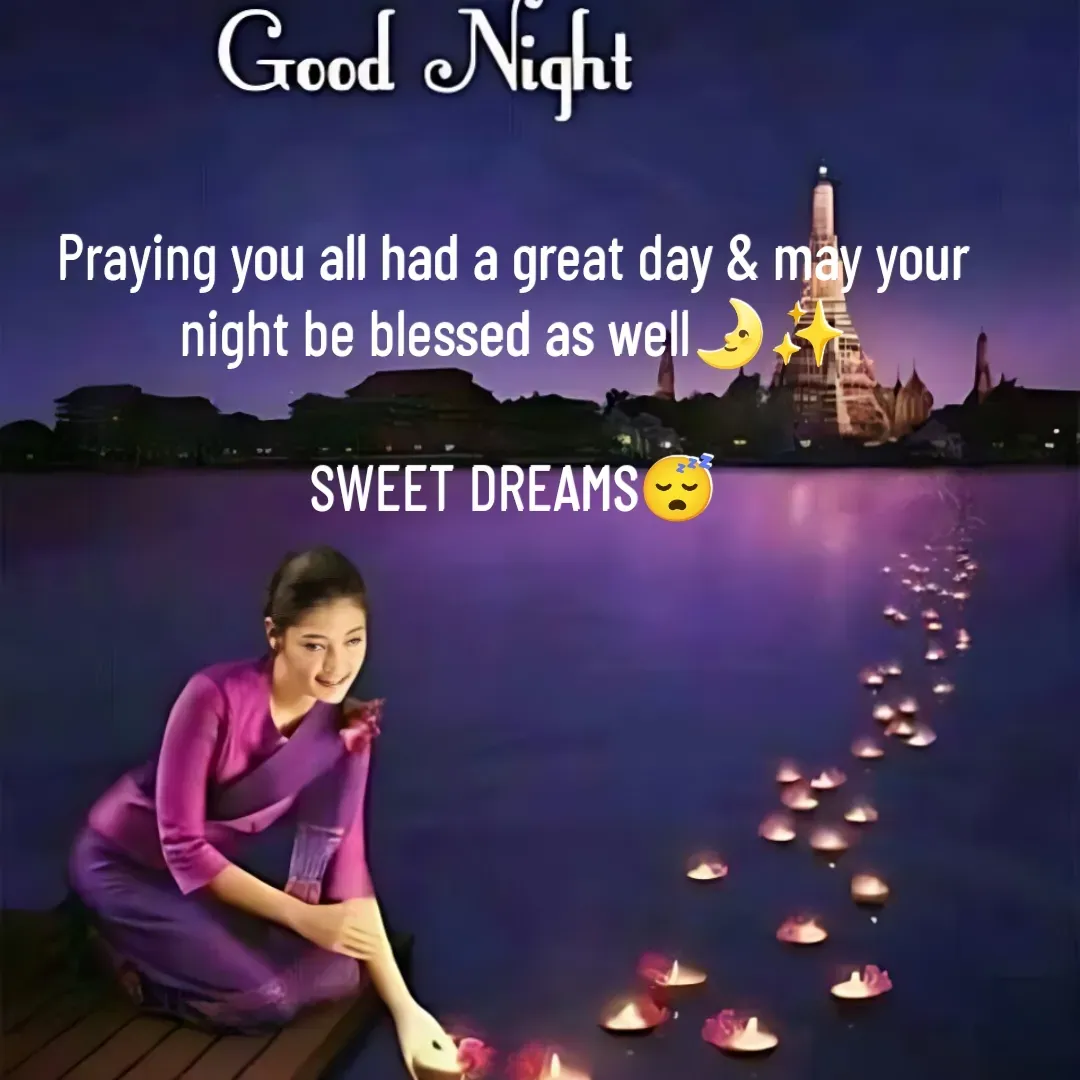 Quote by Monika Kookie - Praying you all had a great day & may your night be blessed as well🌛✨

SWEET DREAMS😴 - Made using Quotes Creator App, Post Maker App