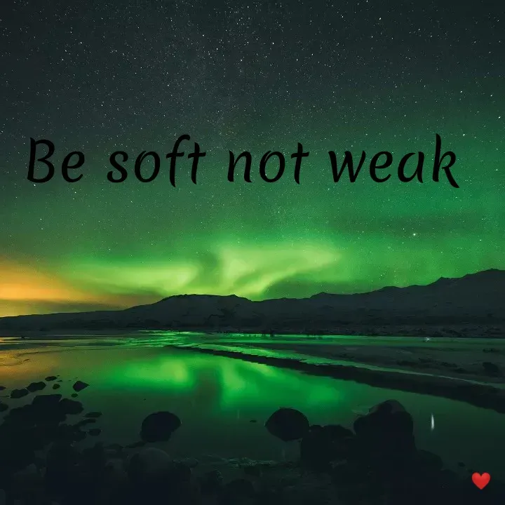 Quote by vandana - Be soft not weak 
 - Made using Quotes Creator App, Post Maker App
