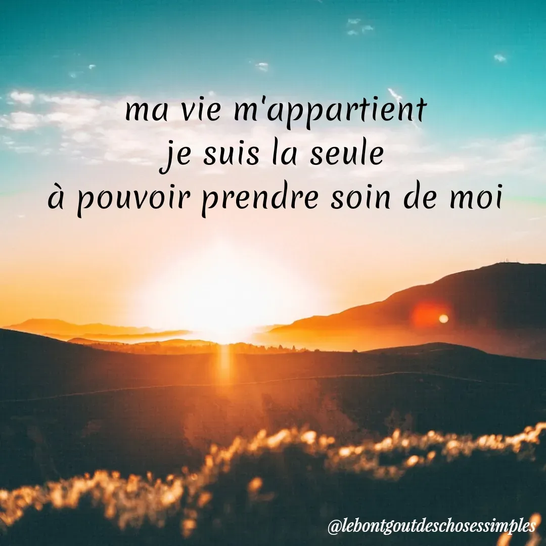 Quote by Helene Secher - ma vie m'appartient
je suis la seule
à pouvoir prendre soin de moi - Made using Quotes Creator App, Post Maker App