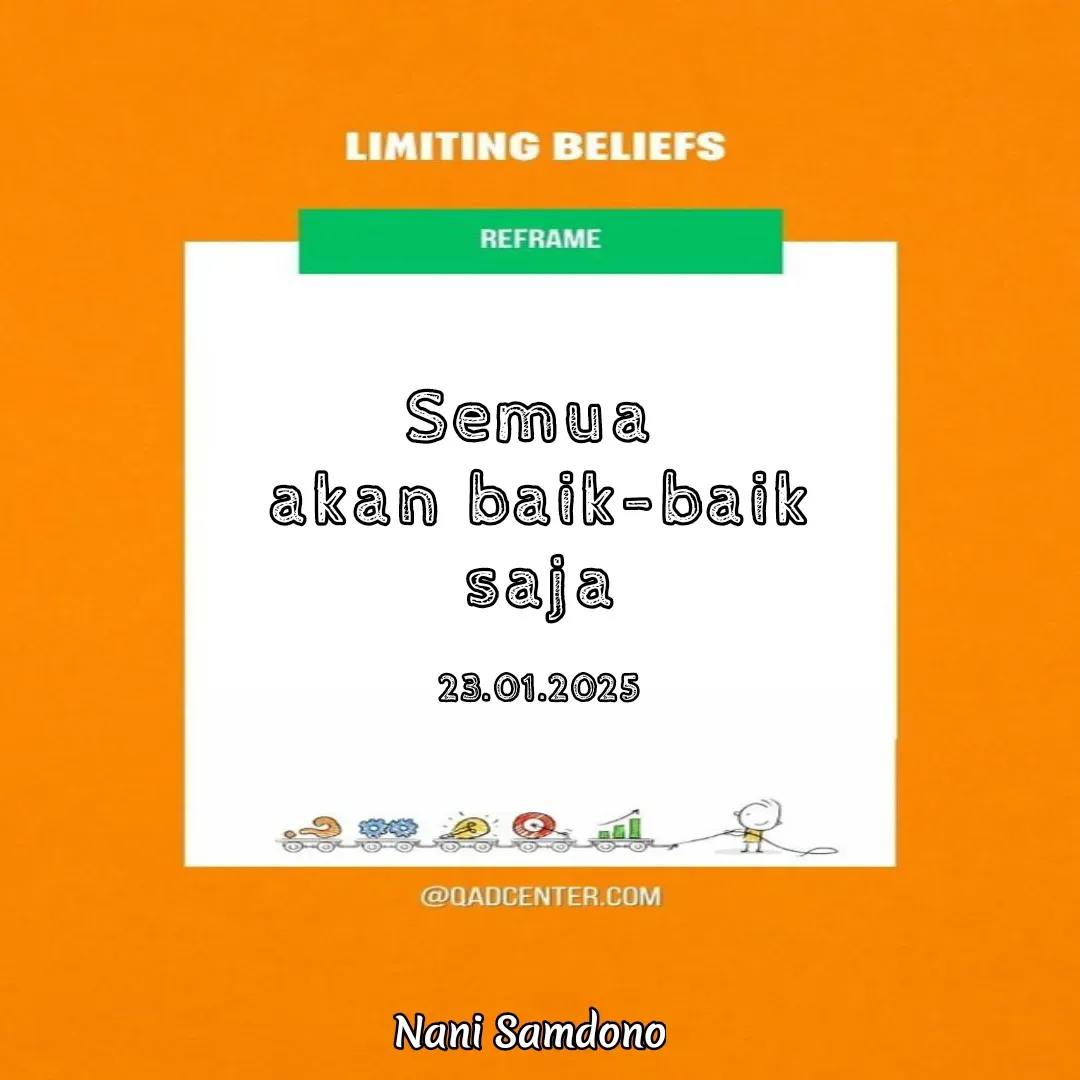 Quote by Nani Samdono - Semua 
akan baik-baik saja

23.01.2025 - Made using Quotes Creator App, Post Maker App