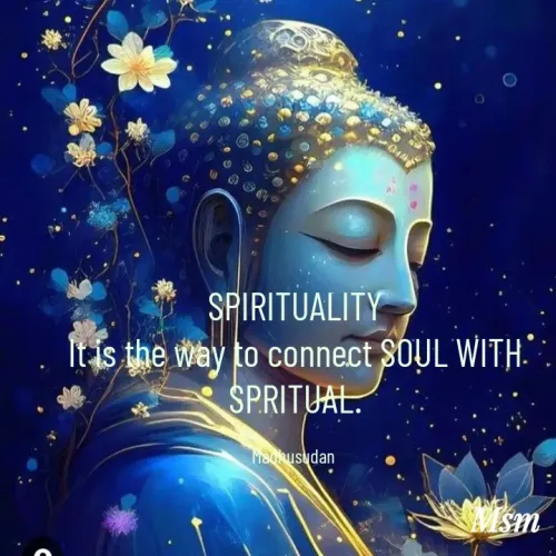 Quotes by Madhusudan - SPIRITUALITY
It is the way to connect SOUL WITH                                               SPRITUAL.

Madhusudan 