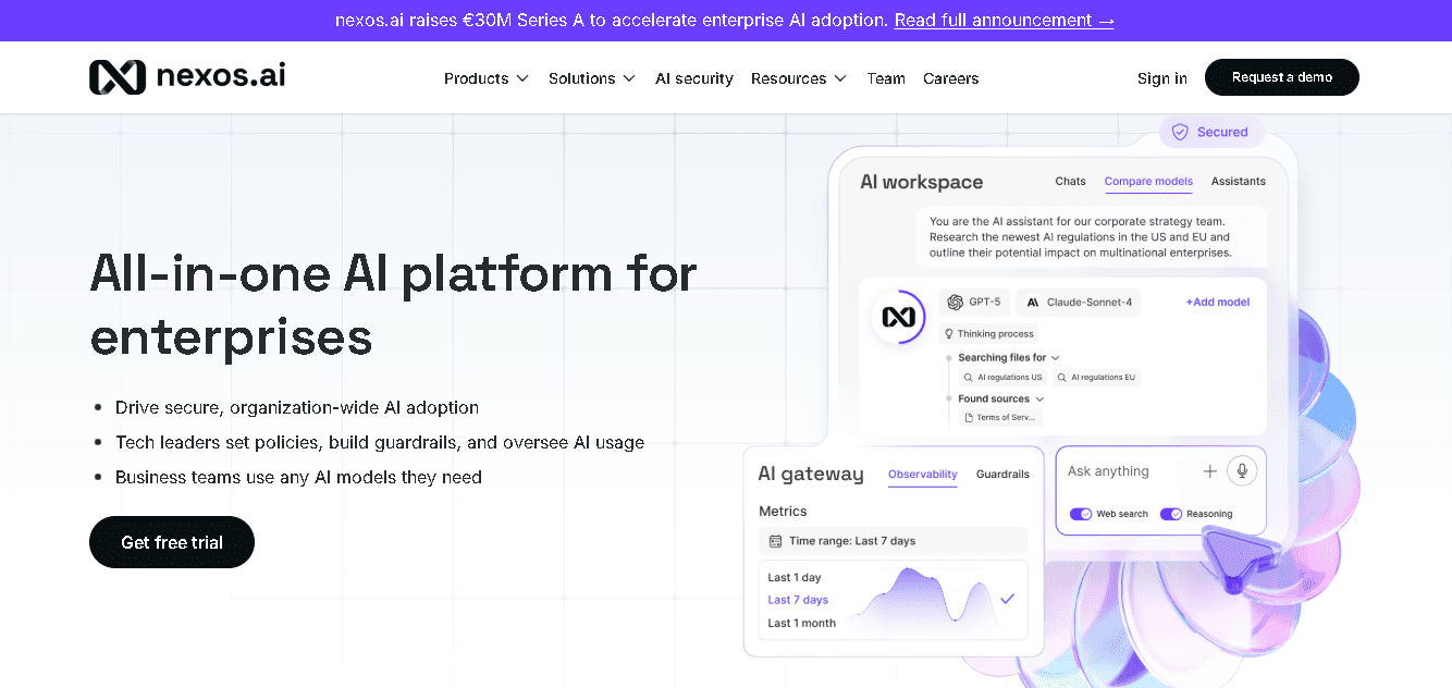 Nexos AI for Enterprises