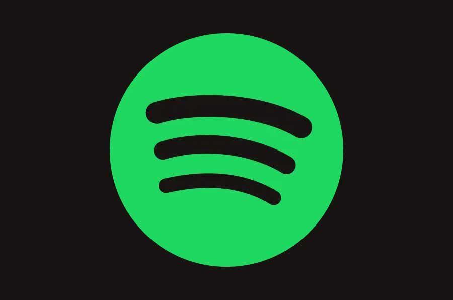 Spotify green circle logo and simplified monochrome versions