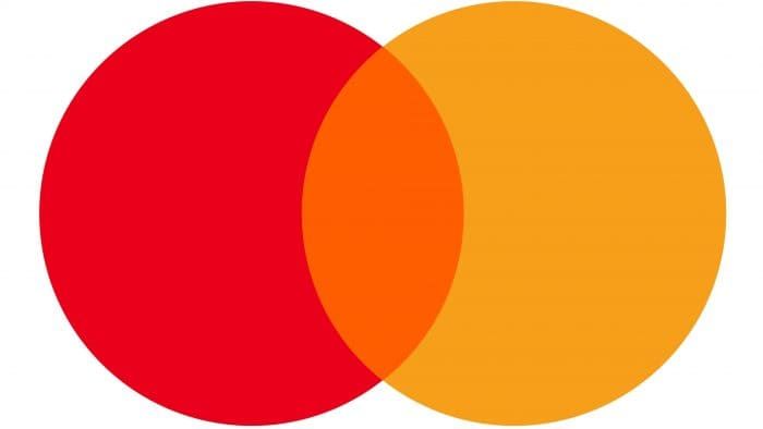 Mastercard intersecting circles in full and simplified forms