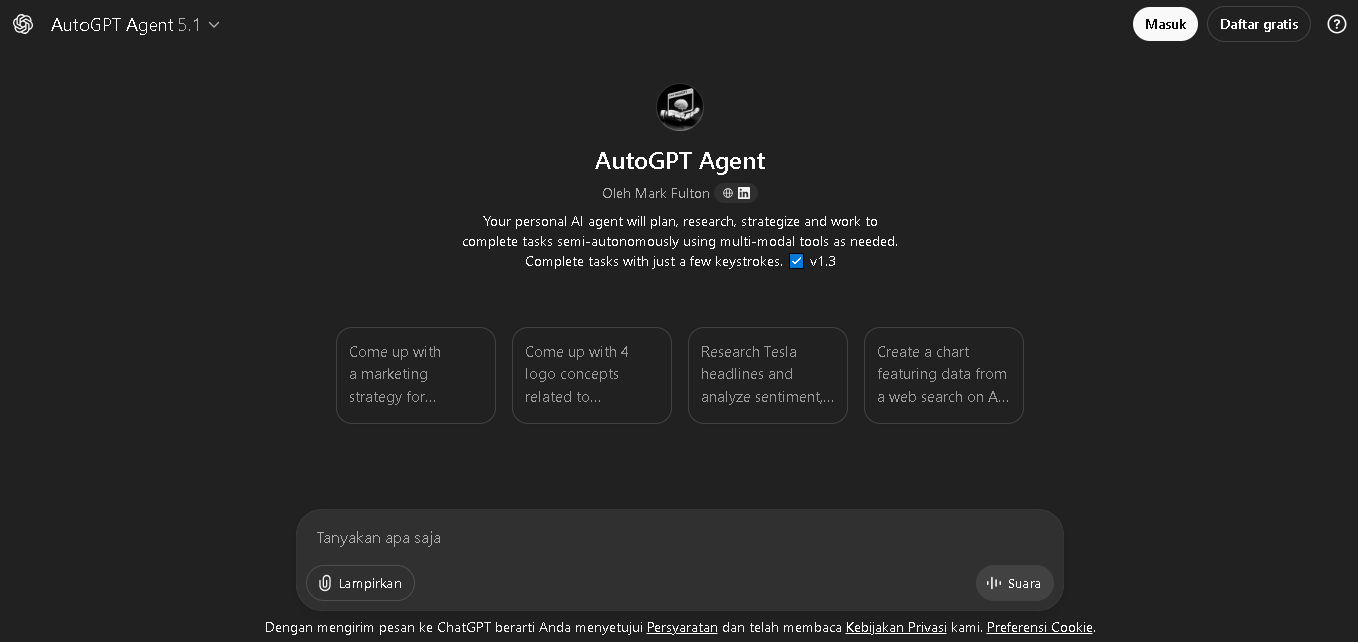 AutoGPT AI Agent