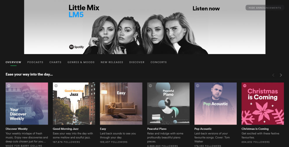 Spotify's Experimental Playlists