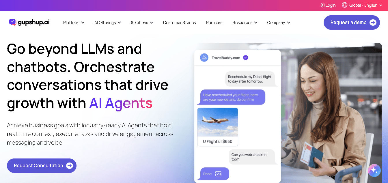 Gupshup Smart AI Agent