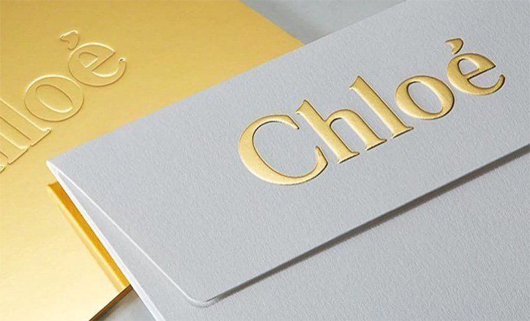 Luxury packaging with embossed logo example