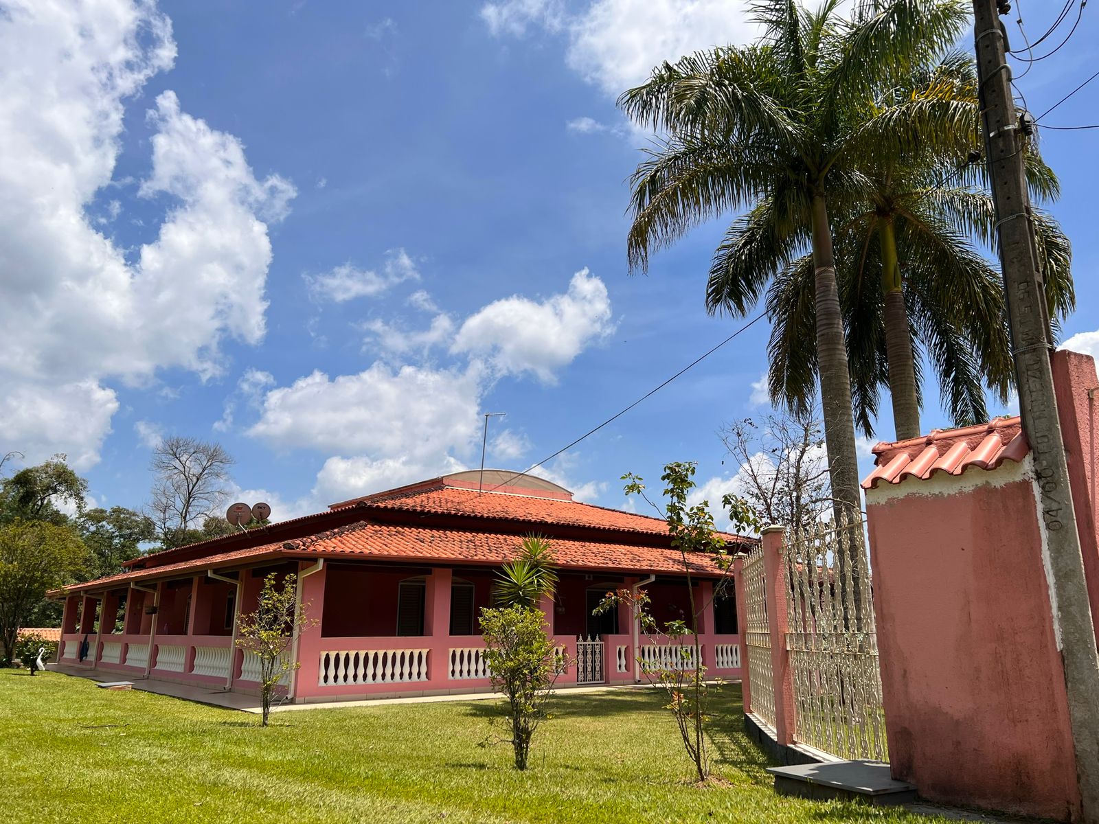 Casa principal da Chácara Oasis