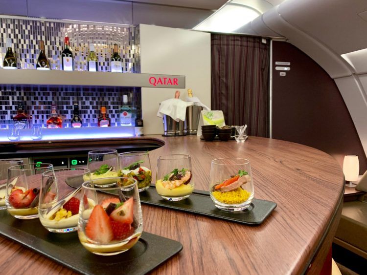 Qatar Airways A380 Bar