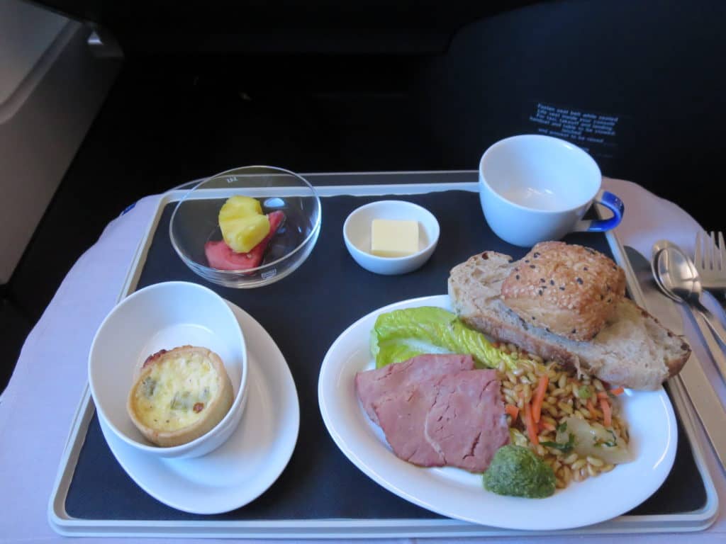 SAS Business Class Essen vor der Landung