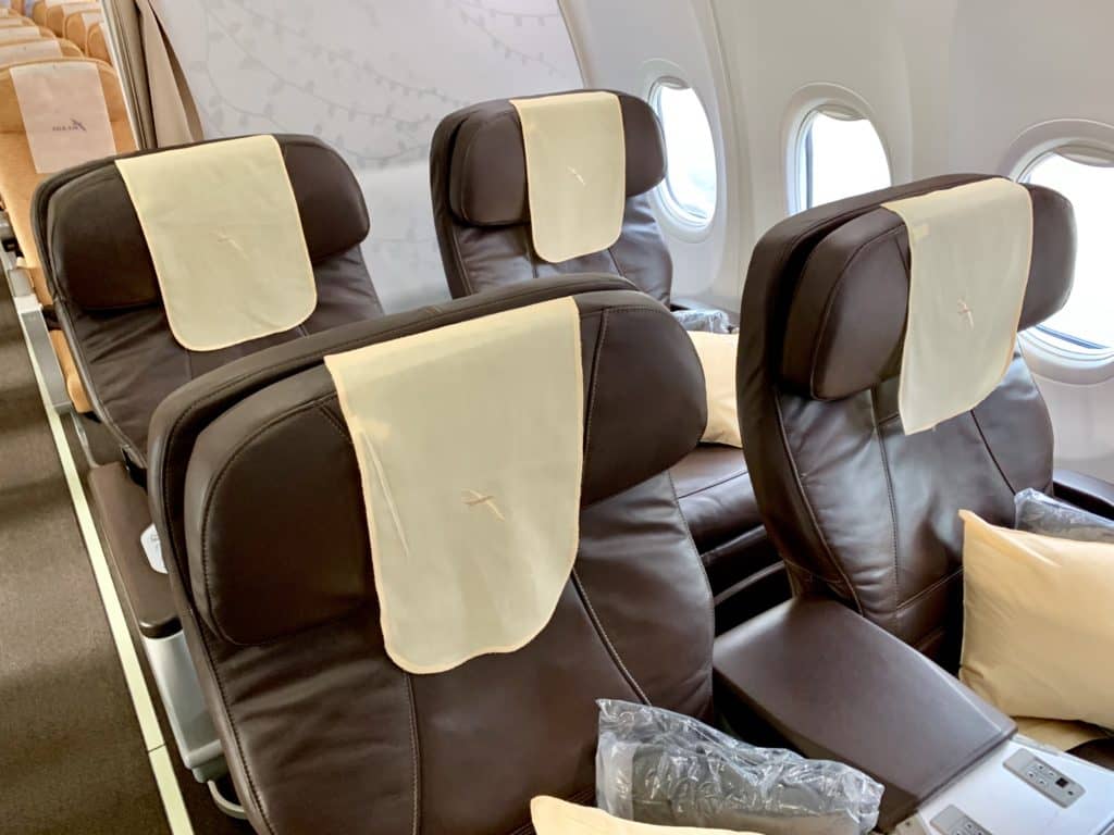SilkAir Business Class in der Boeing 737-800