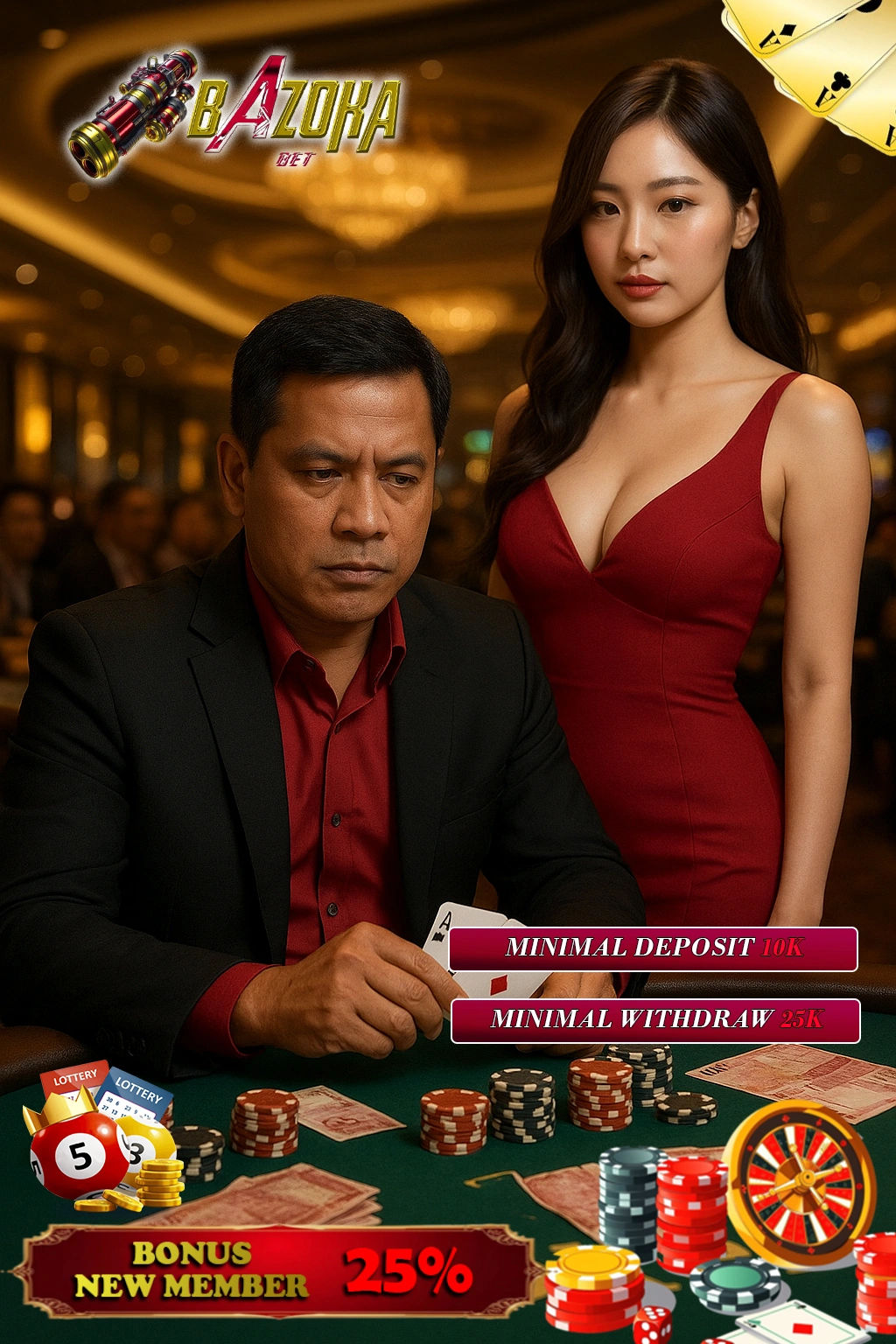 BAZOKABET Situs Slot Online & Togel Terpercaya dengan Jackpot Harian Terbesar