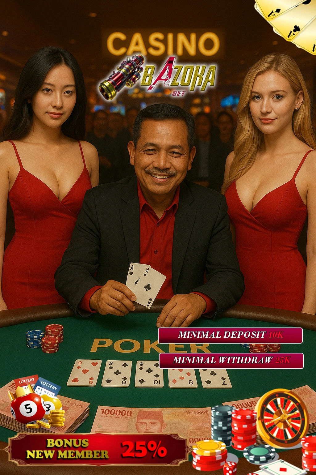 BAZOKABET Pusat Slot Zeus Gacor & Togel Online Resmi dengan Jackpot Setiap Hari