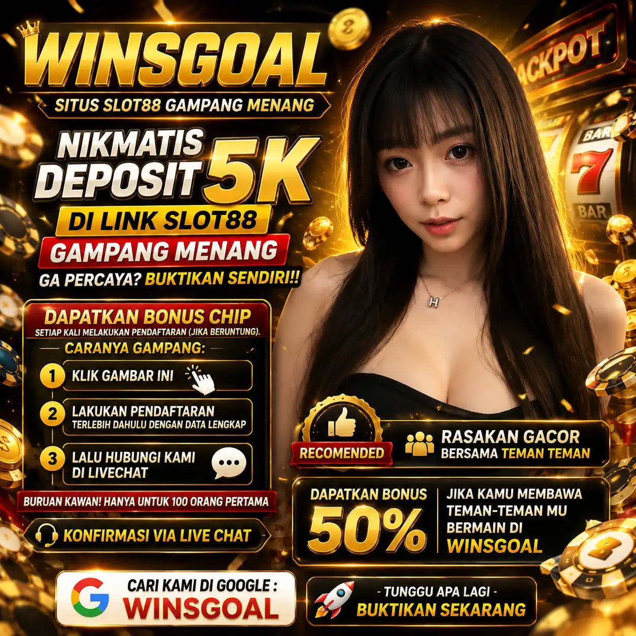 Situs Slot88 Resmi - Situs Slot 5k & Link Qris Depo 5000 Gampang Menang Hari Ini Di WINSGOAL