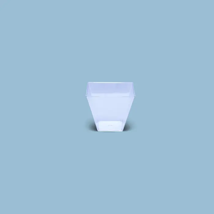 Copa Cuadrada Petite Cristal 2oz (288 unidades)