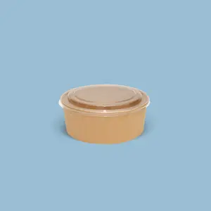 Kit Bowl Carton Naturals 1000cc Moca con tapa (300 unidades)