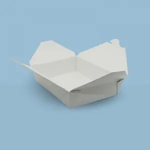 Caja para Alimentos Darnel Naturals 49oz Blanco (300 unidades)