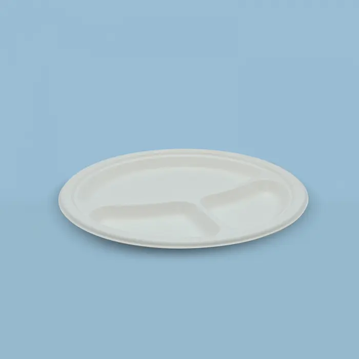 Plato 10″ (26 cm) x 3divisiones Darnel Naturals Caña de Azúcar (480 unidades)
