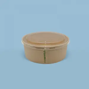 Kit Bowl Bamboo Naturals 1300cc Moca con tapa (300 unidades)