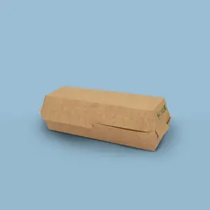 Portacomida Hot Dog Darnel Naturals moca & blanco (200 unidades)