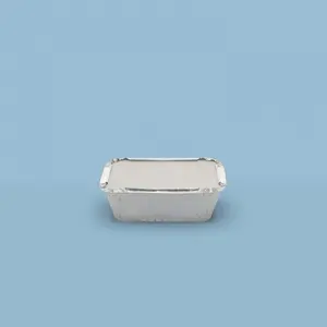 Molde Aluminio 16oz tapa cartón (15,2 x 12,7 x 5,1 cm) – 100 unidades