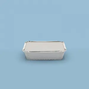 Molde Aluminio 24oz tapa cartón (19,1 x 14,0 x 5,1 cm) – 100 unidades
