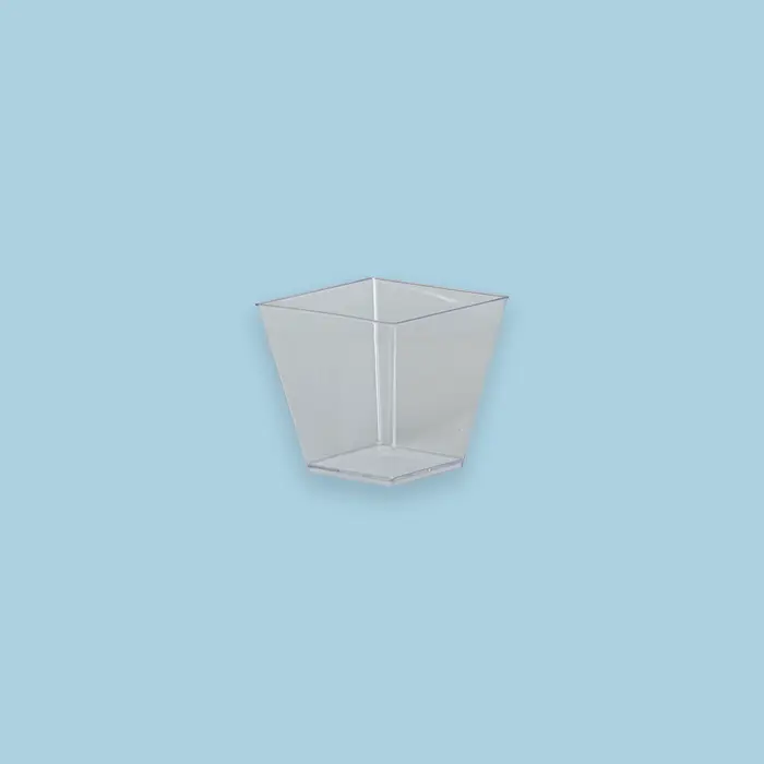 Copa Cuadrada Petite Cristal 6oz (144 unidades)