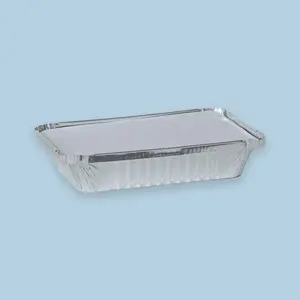 Molde Aluminio 32oz con tapa cartón (100 unidades)