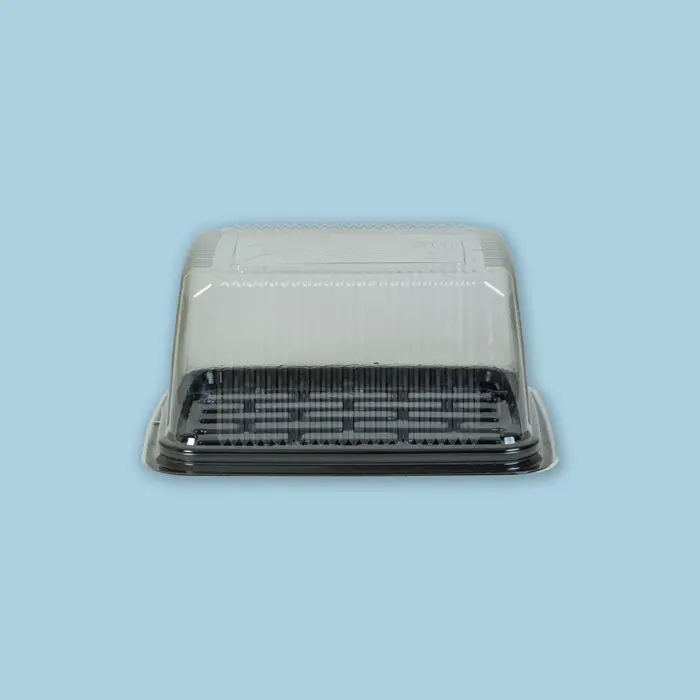 Base domo rectangular 21.0cm x 16.0cm altura 12cm (50 unidades)