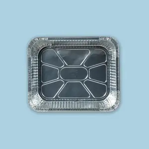 Bandeja Rectangular  aluminio 136oz 4000ML (12 unidades)