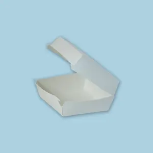 Caja grande para hamburguesas Blanco (300 unidades)