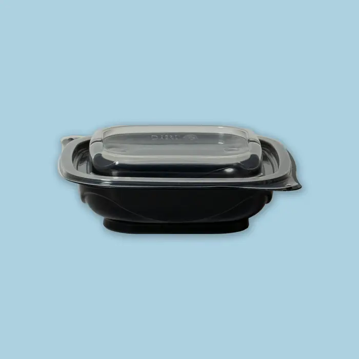 Contenedor Cuadrado ProToGo 6″x 6″ 12 oz Negro (100 unidades)