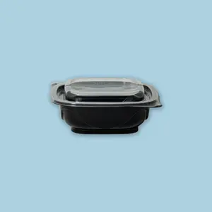 Contenedor Cuadrado ProToGo 6″x 6″ 16 oz Negro (100 unidades)