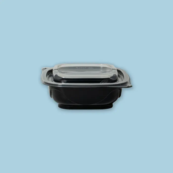 Contenedor Cuadrado ProToGo 6″x 6″ 16 oz Negro (100 unidades)