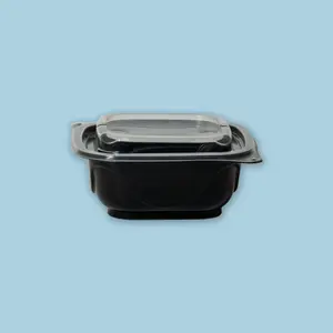 Contenedor Cuadrado ProToGo 6″x 6″ 20 oz Negro (100 unidades)