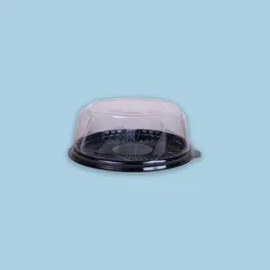 Base 18.5cm Altura 8 VisualDome Circular resq Negro (50 unidades)