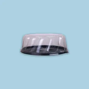 Base 33.0cm Altura 12 VisualDome Circular resq Negro (50 unidades)