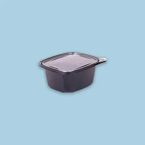 Safety Plus cuadrado resq 32oz Negro con Tapa (200 unidades)