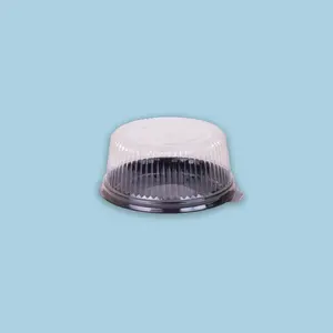 Base 15.5cm Altura8 Domo Circular resq Negro (50 unidades)