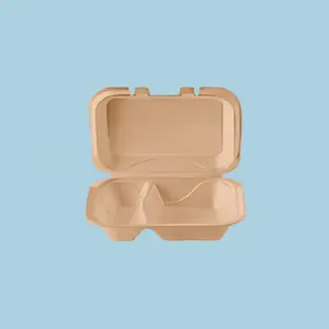 Portacomidas Wave J-2M 2 div. Darnel Bio® (200 unidades) Compostable
