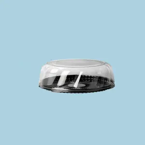 Base 28.0 cm Altura 12 VisualDome Circular resq® Negro  (50 unidades)