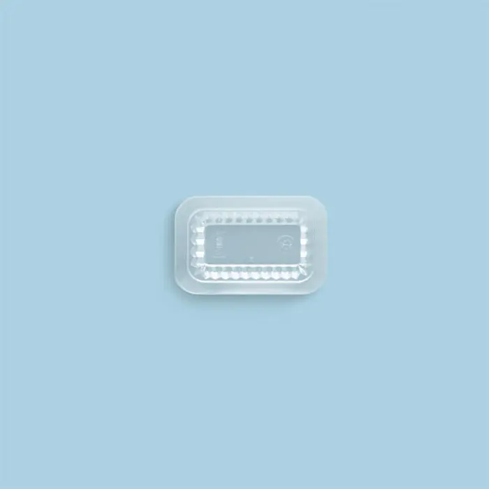 Tapa cristal para molde aluminio Rectangular 4oz (500 unidades)